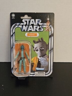 Star Wars Greedo Action Figure - Kenner Style - Teal & Orange